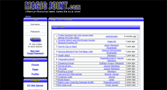 Desktop Screenshot of magicjoint.com