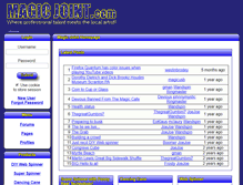 Tablet Screenshot of magicjoint.com